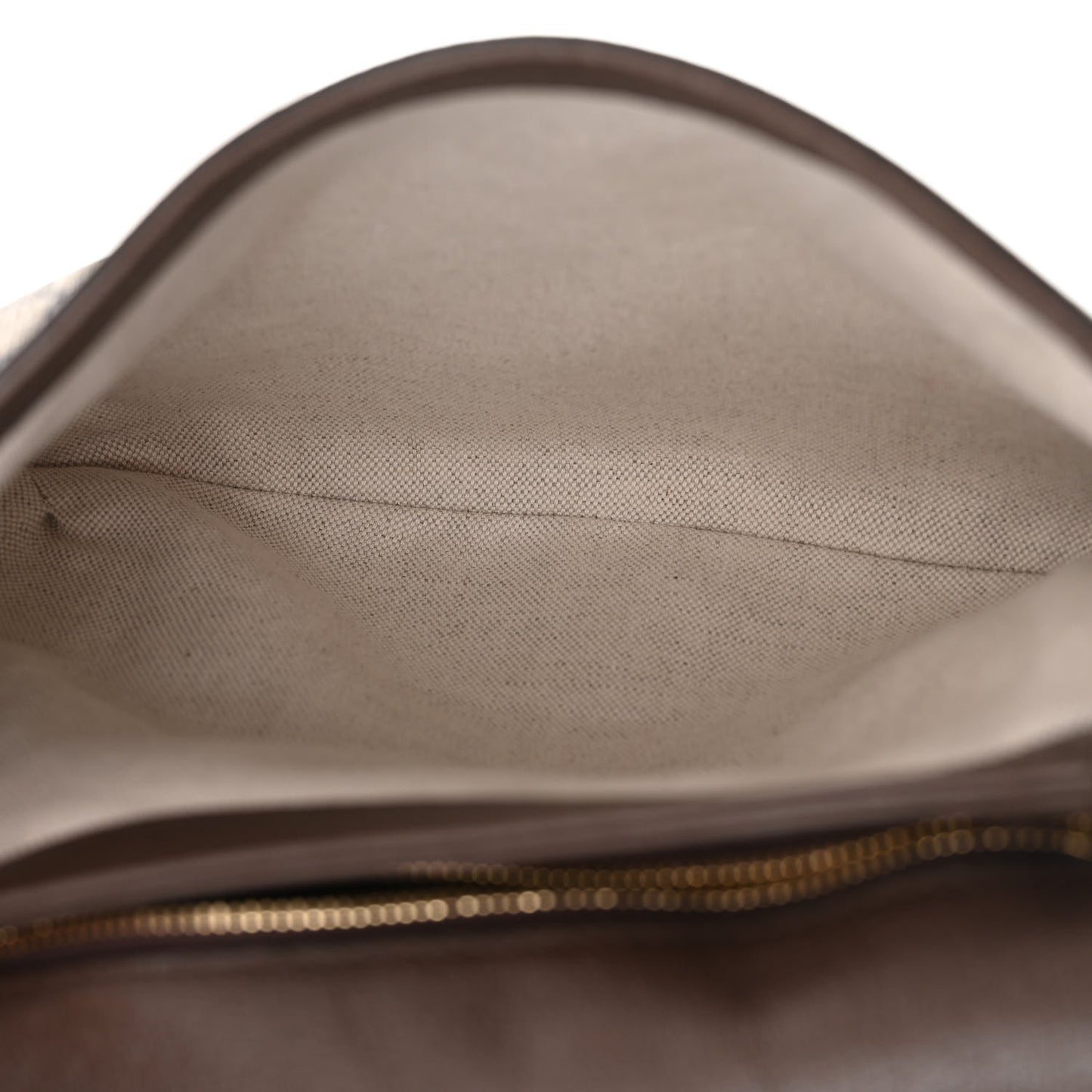 GG Supreme Monogram Textured Dollar Calfskin Web Medium Blondie Top Handle Shoulder Flap Bag Beige Ebony New Acero