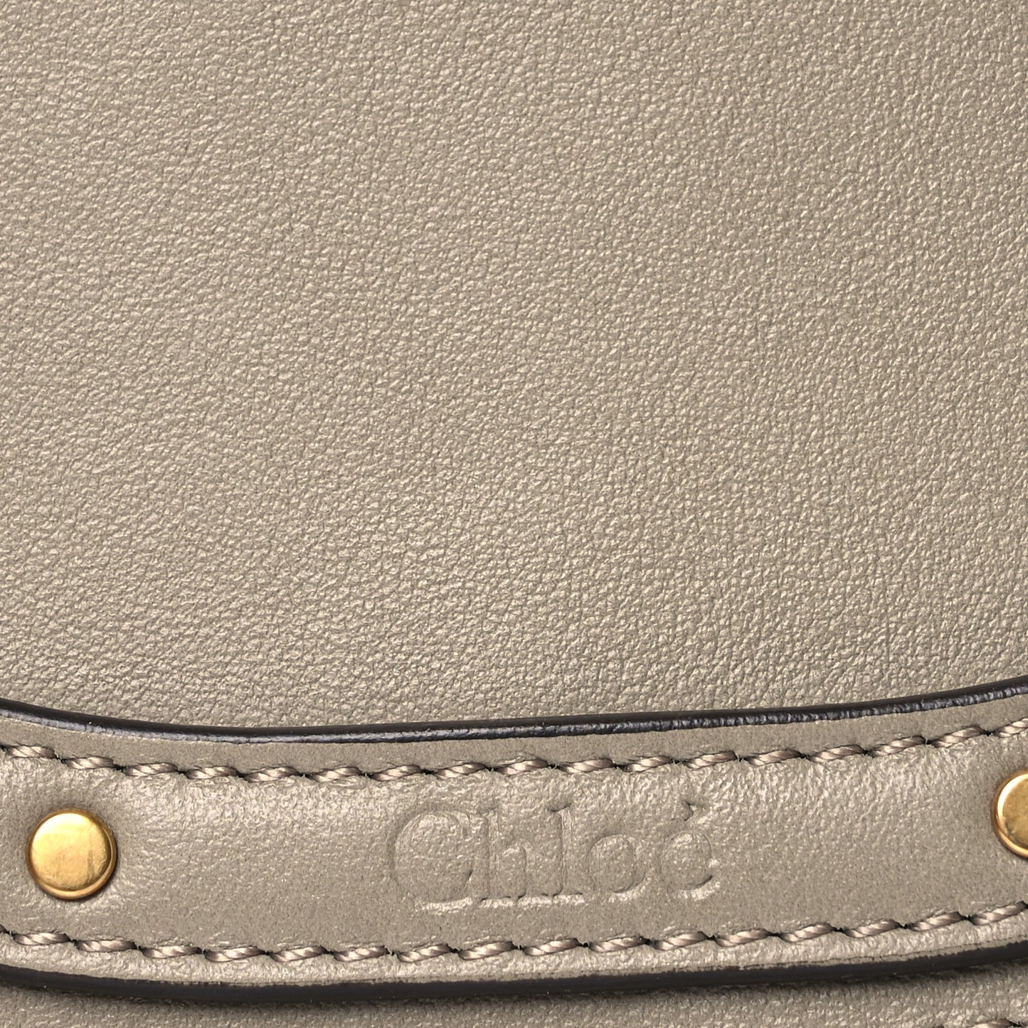 Calfskin Small Nile Bracelet Minaudiere Bag Motty Grey