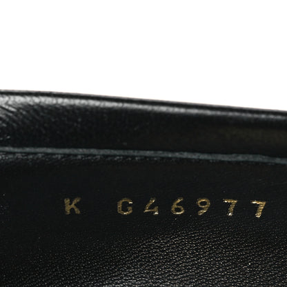 Chanel Lambskin CC Mocassin Loafers 41 Black 9 of 10
