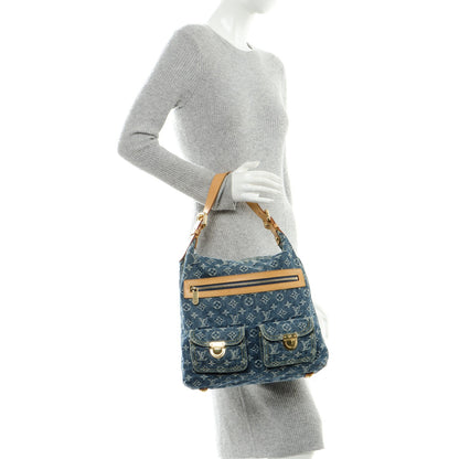 Louis Vuitton Denim Baggy GM Blue 2 of 8
