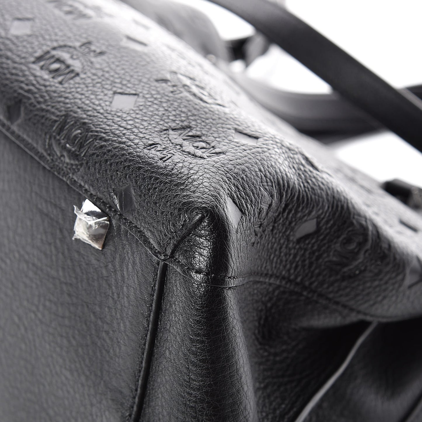 Calfskin Ottomar Monogram Large Essential Tote Black
