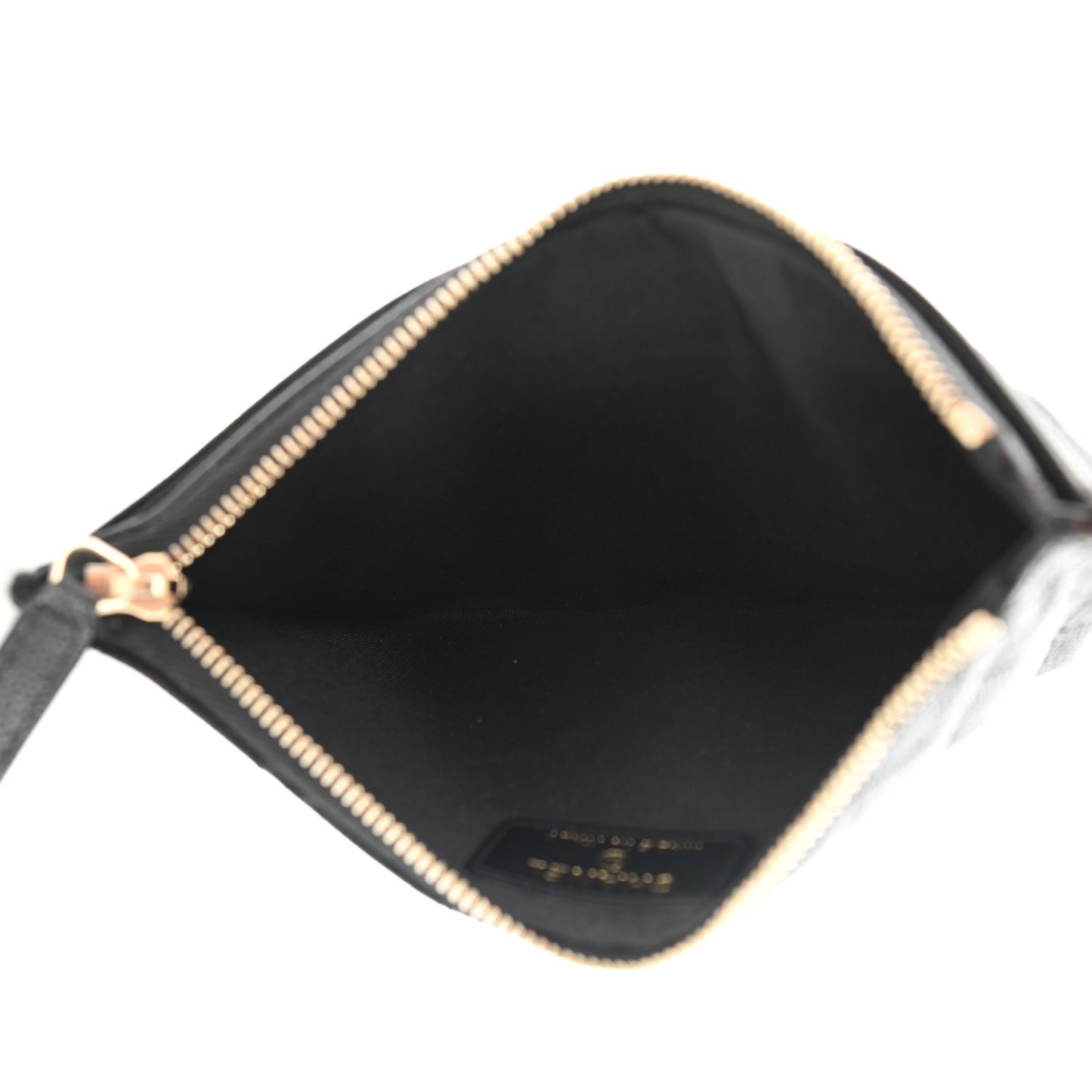 Caviar Quilted Classic Zip Boy Pouch Black