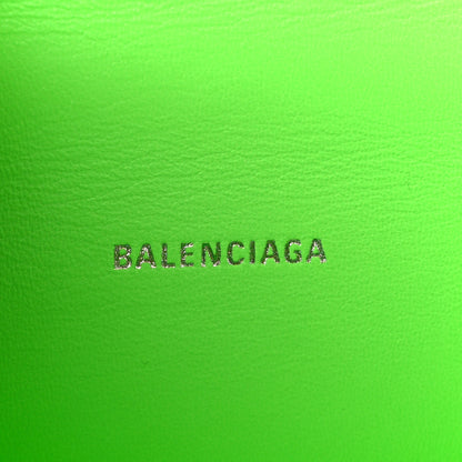 Balenciaga Shiny Box Calfskin Hourglass Top Handle Bag XS Acid Green 6 of 11