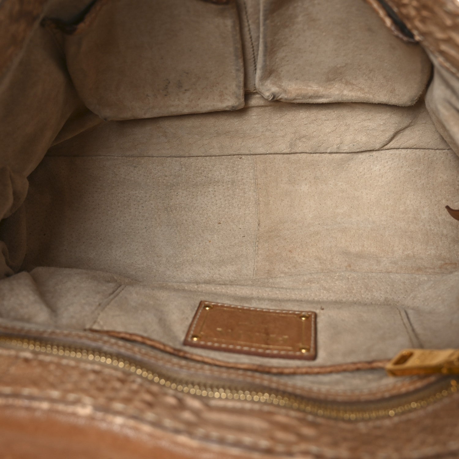 Prada Snakeskin Shoulder Bag Naturale 5 of 10