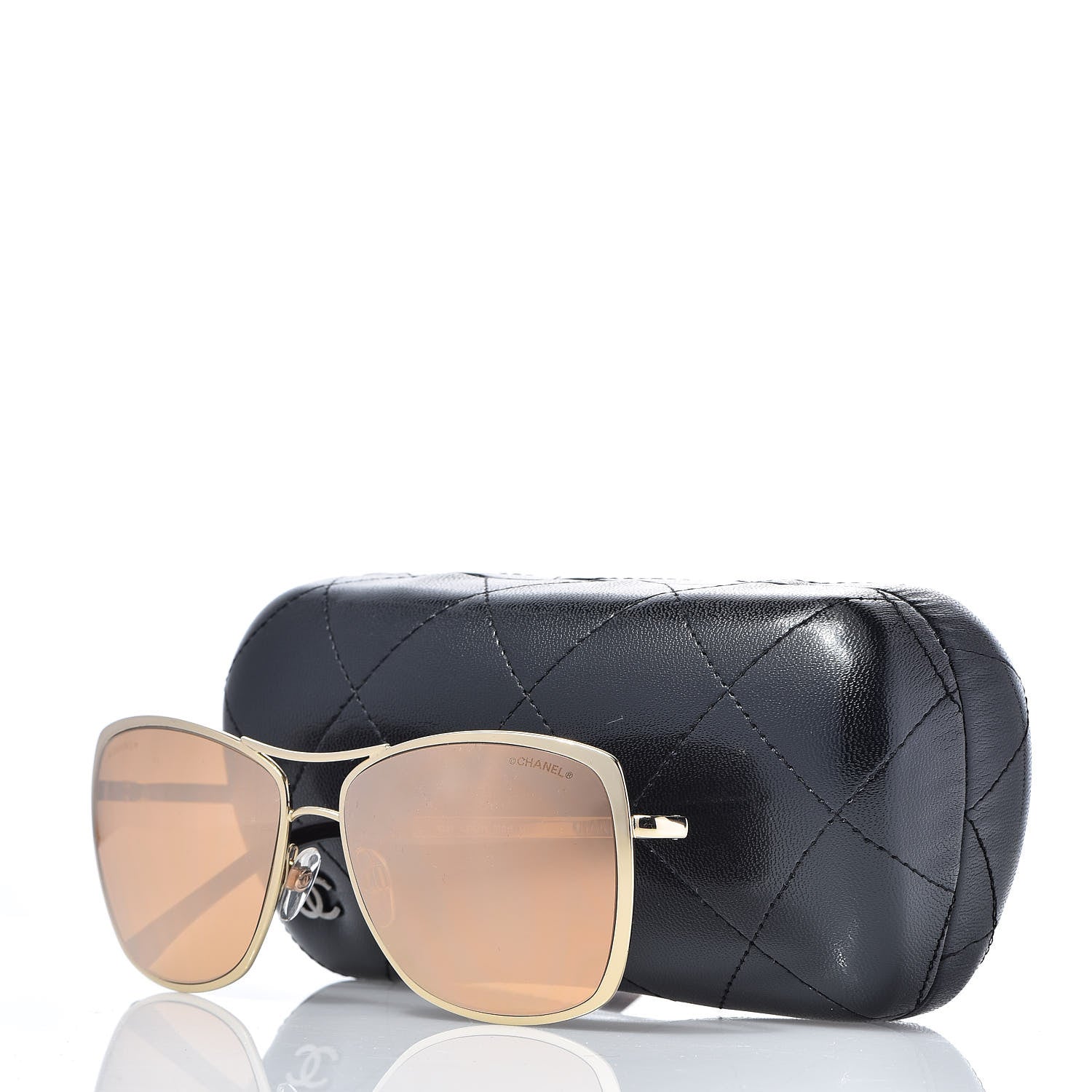 Chanel Metal Pilot Summer Sunglasses 4224 Rose Gold 8 of 8