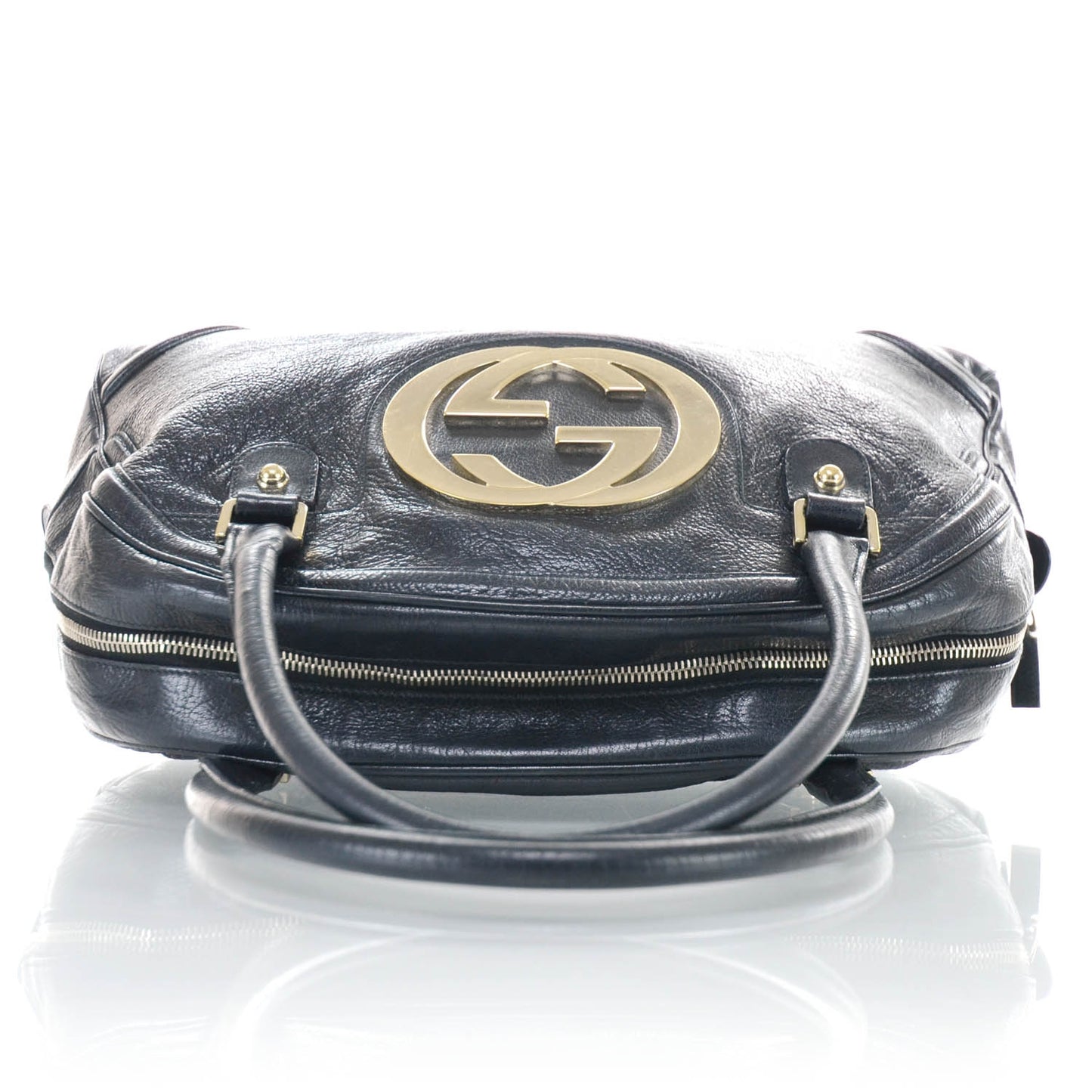Leather Blondie Bowler Black