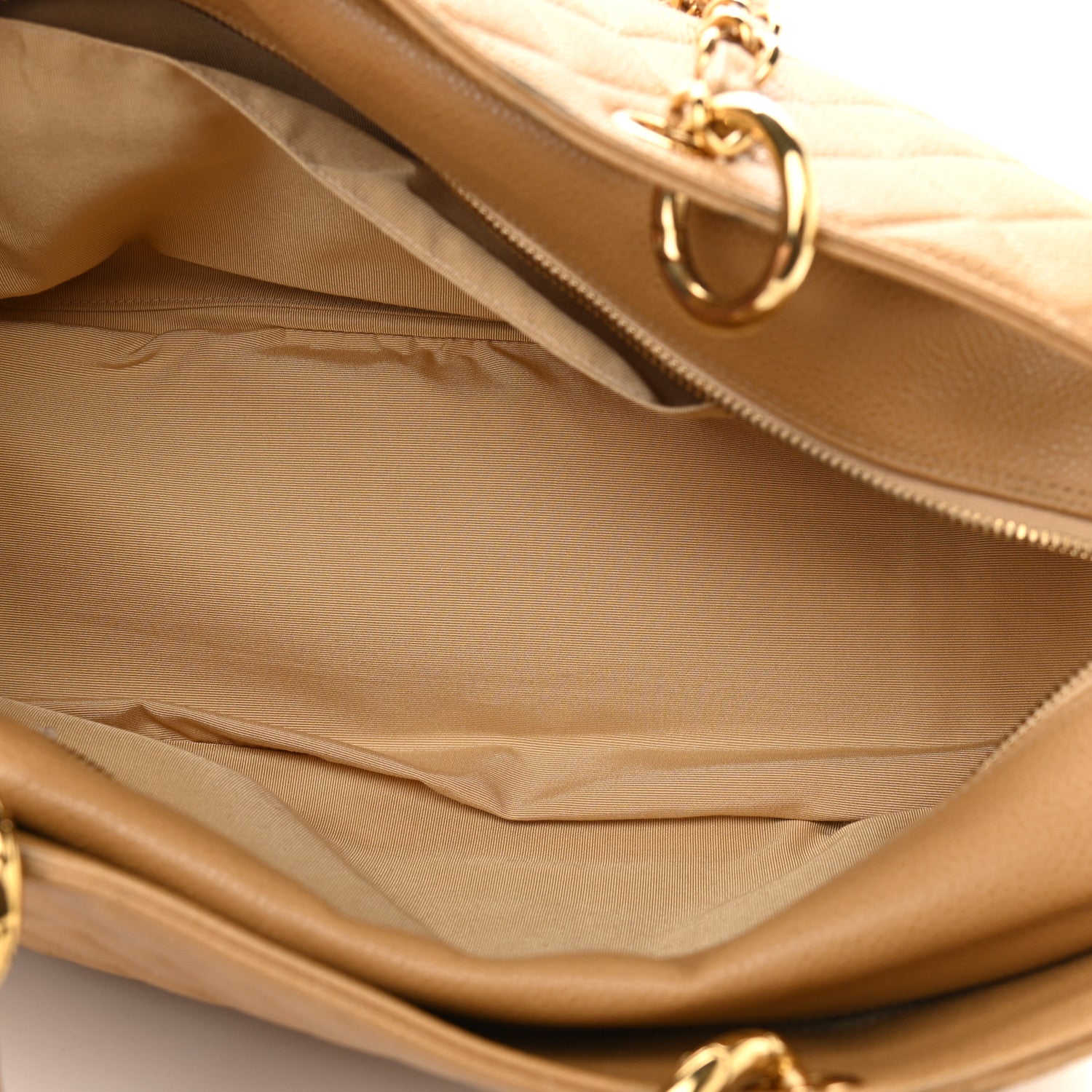 Chanel Caviar Quilted Grand Timeless Tote GTT Beige 7 of 14