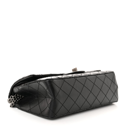 Chanel Aged Calfskin Quilted 2.55 Reissue 225 Flap Black 4 of 11