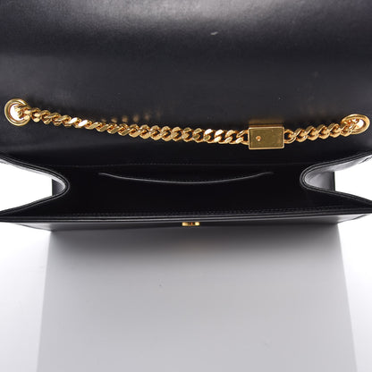 Saint Laurent Smooth Calfskin Medium Classic Monogram Kate Tassel Satchel Black 5 of 15