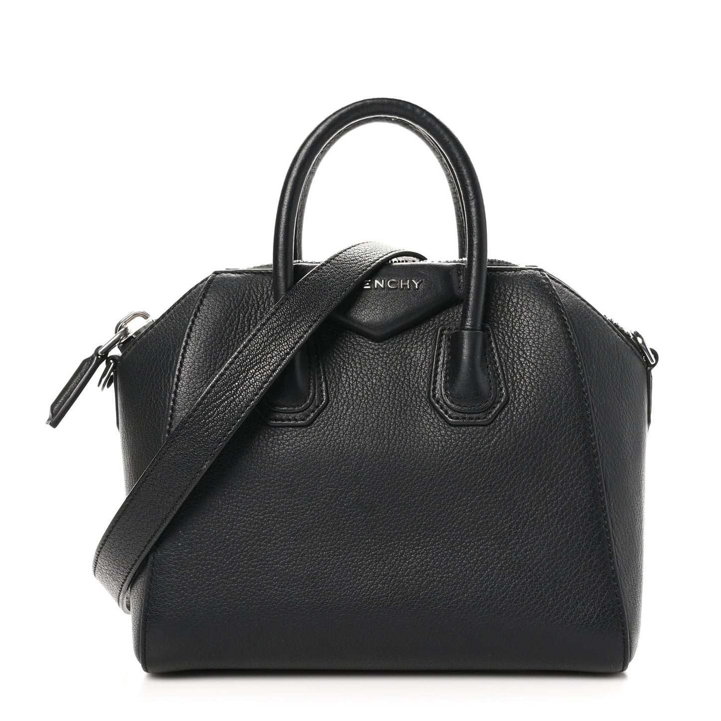 Sugar Goatskin Mini Antigona Black