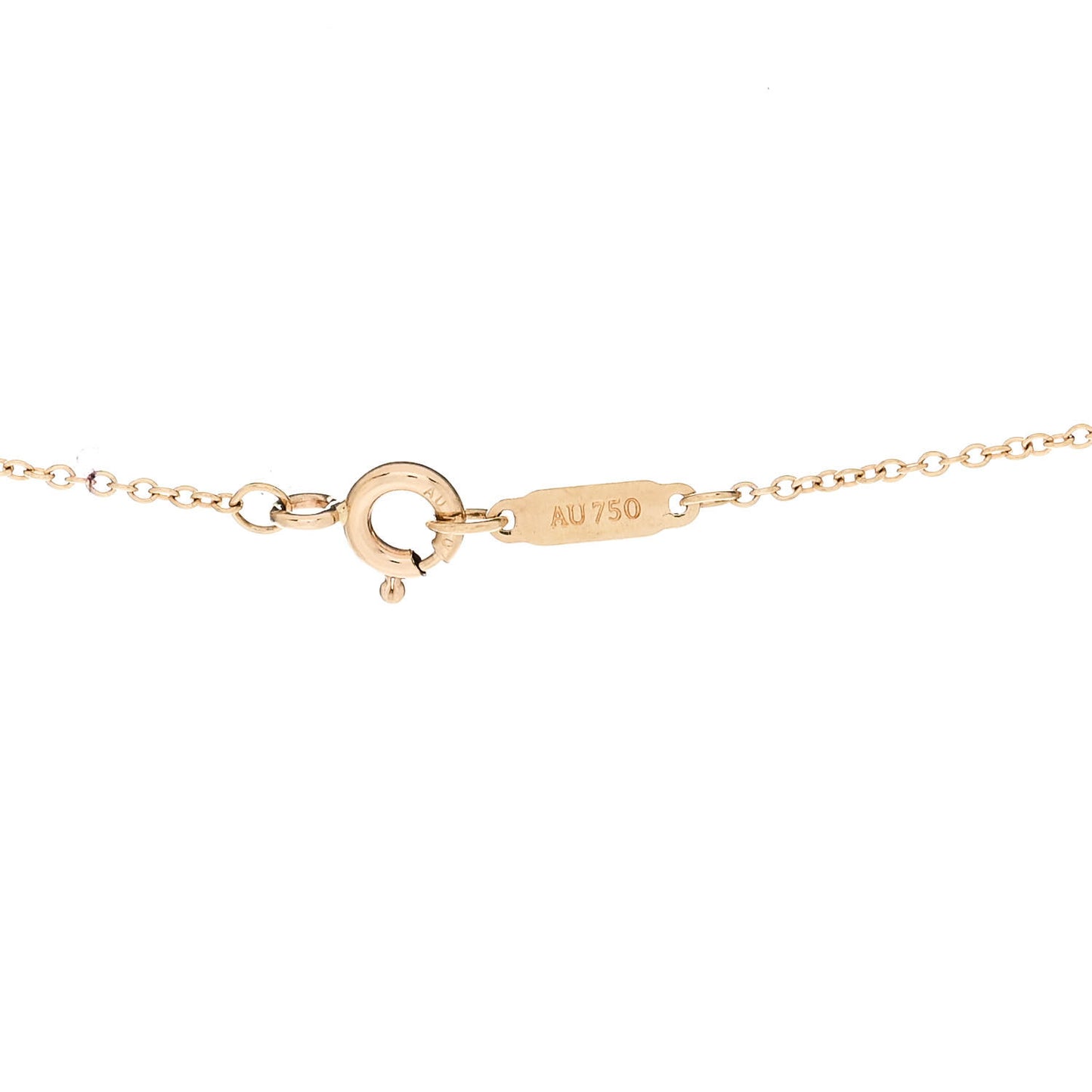 18K Yellow Gold Mini Heart Key Pendant Necklace