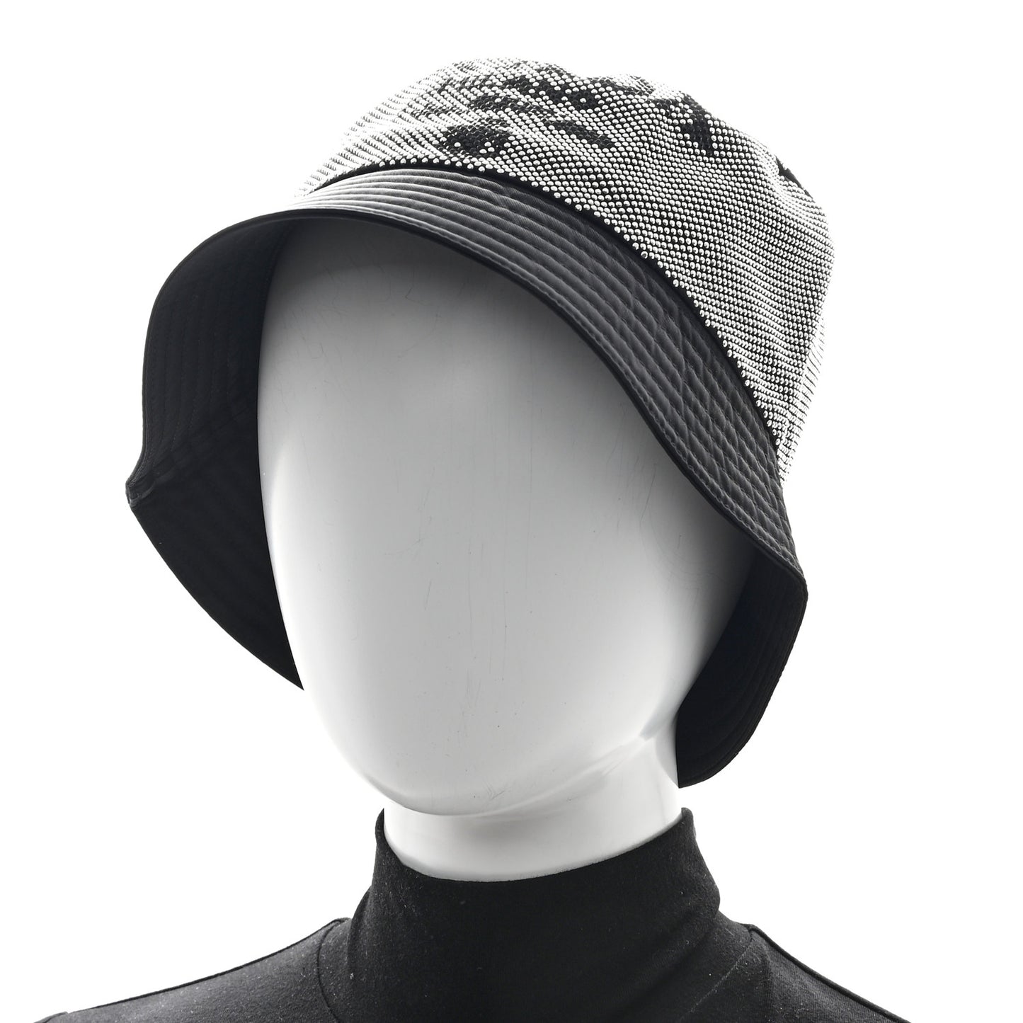Crystal Tessuto Bucket Hat L Black Acciaio