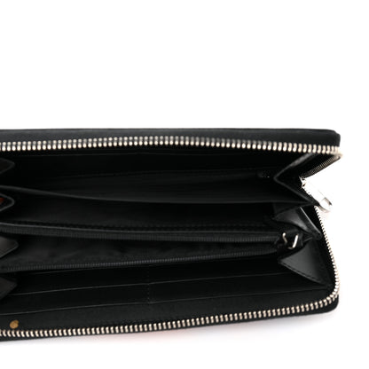 Gucci Calfskin Square G Space Zip Around Wallet Black 5 of 10