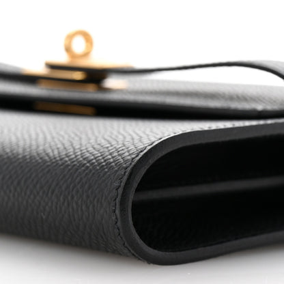 Hermes Epsom Kelly Wallet To Go Black 8 of 8
