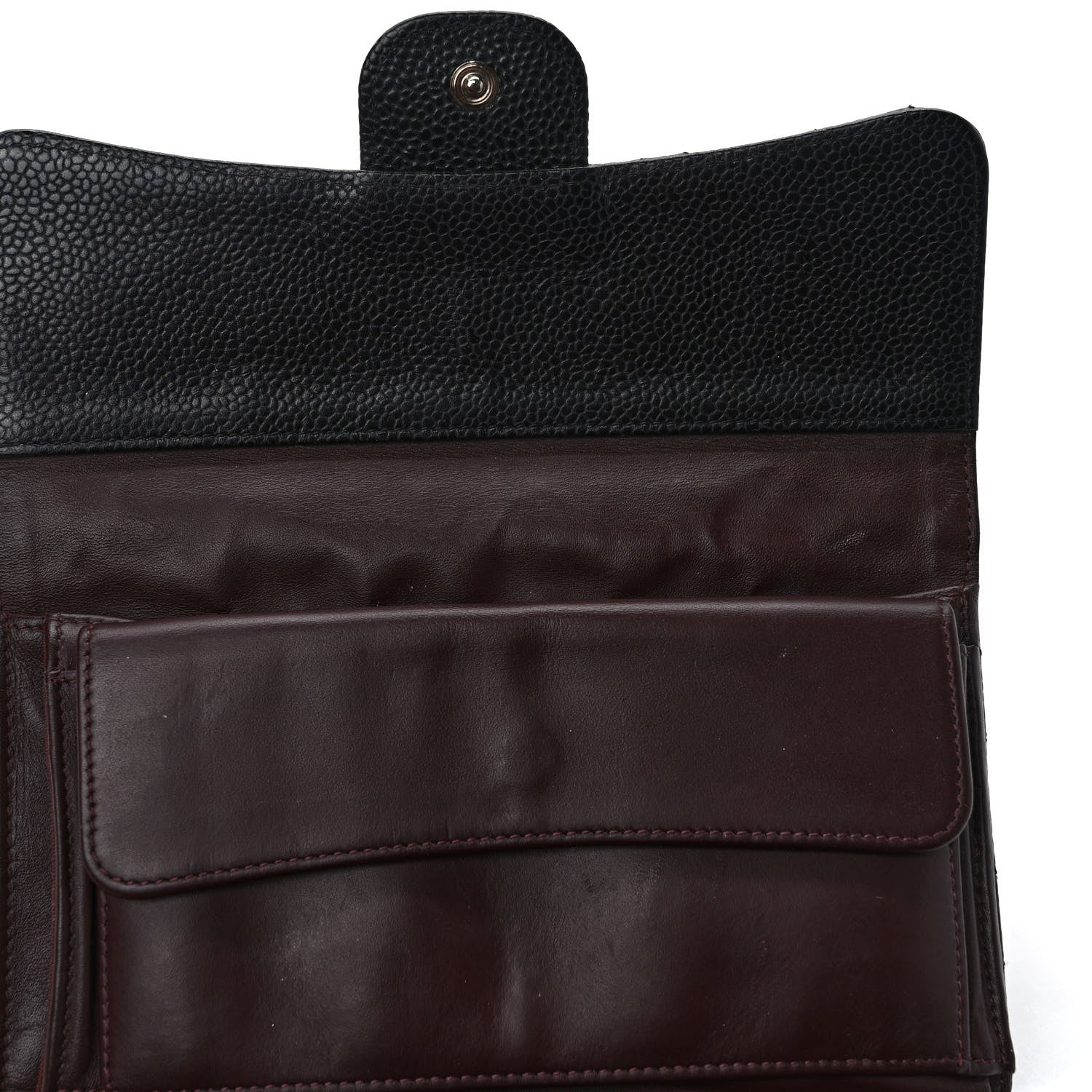 Chanel Caviar Quilted Large Flap Wallet Black 10 of 10