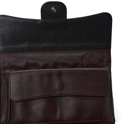 Chanel Caviar Quilted Large Flap Wallet Black 10 of 10