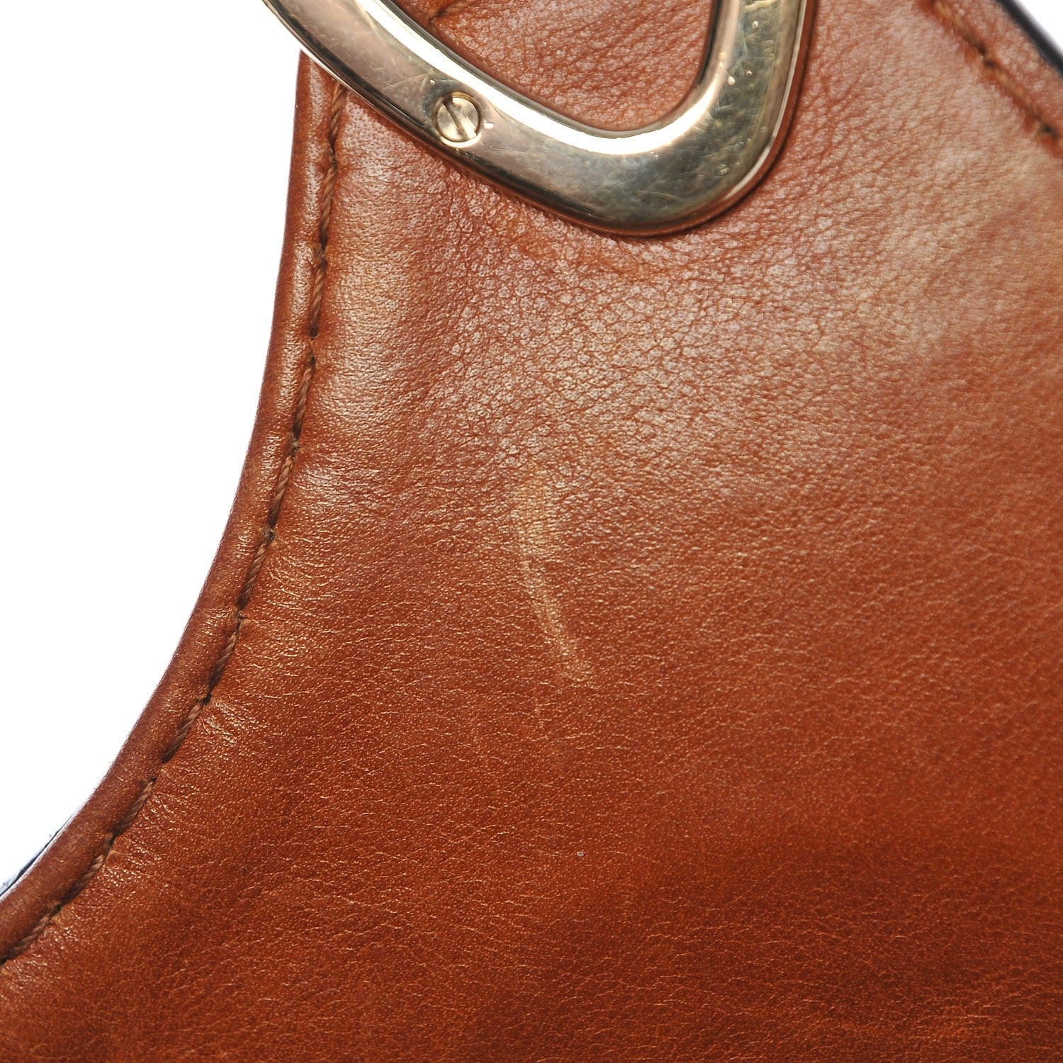 Gucci Calfskin Medium Stirrup Top Handle Bag 9 of 23