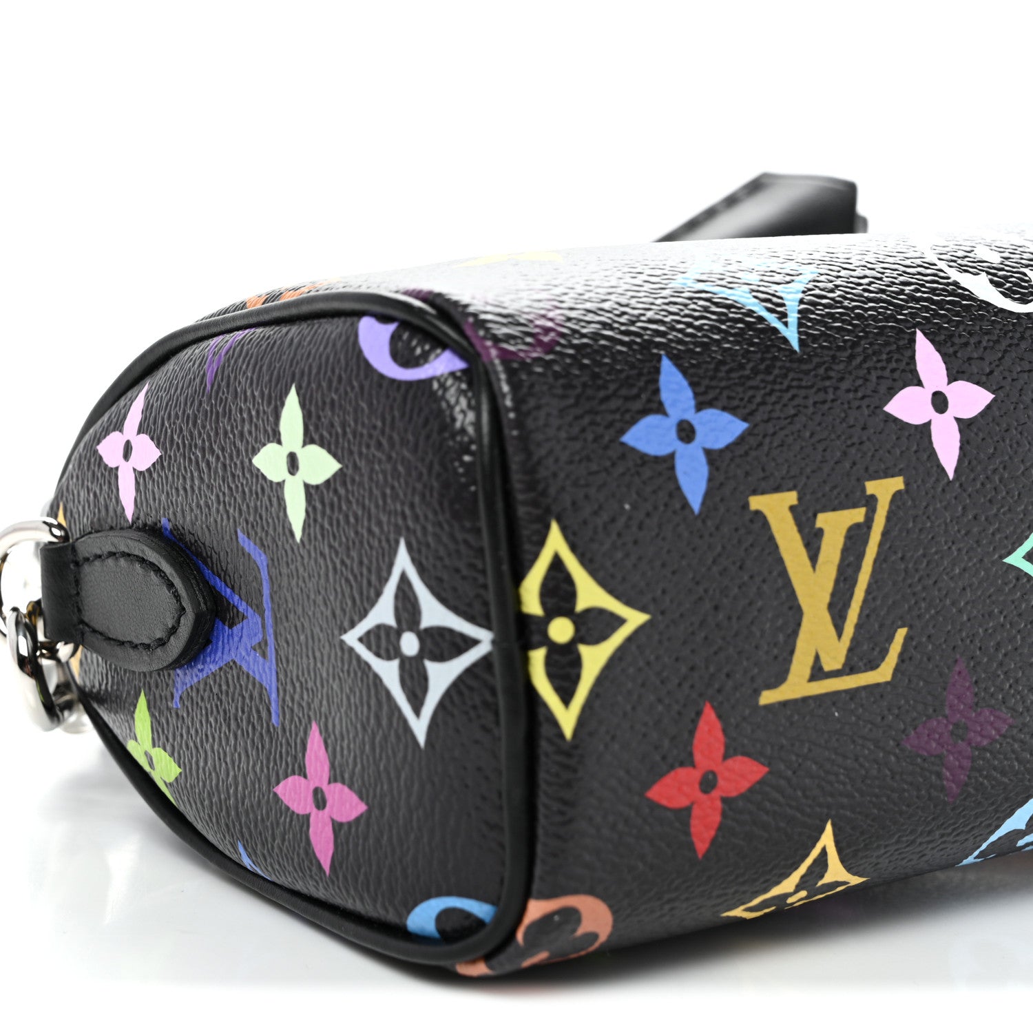 Louis Vuitton LV x TM Monogram Multicolor Nano Speedy Black 8 of 9