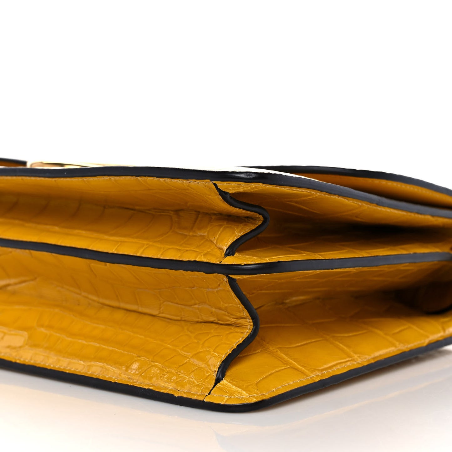 Crocodile Joanne Crossbody Yellow