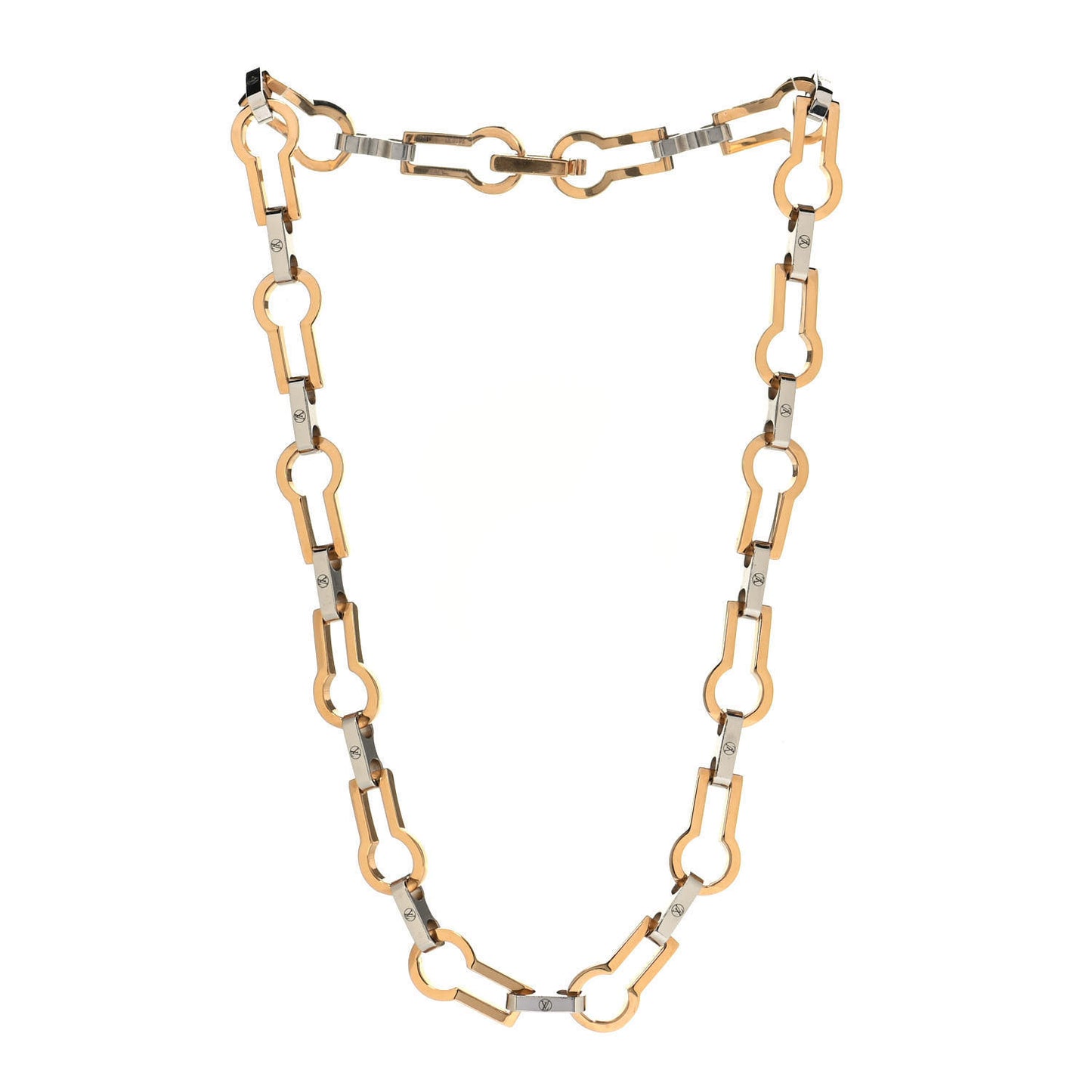 Serrure Chain Necklace Gold