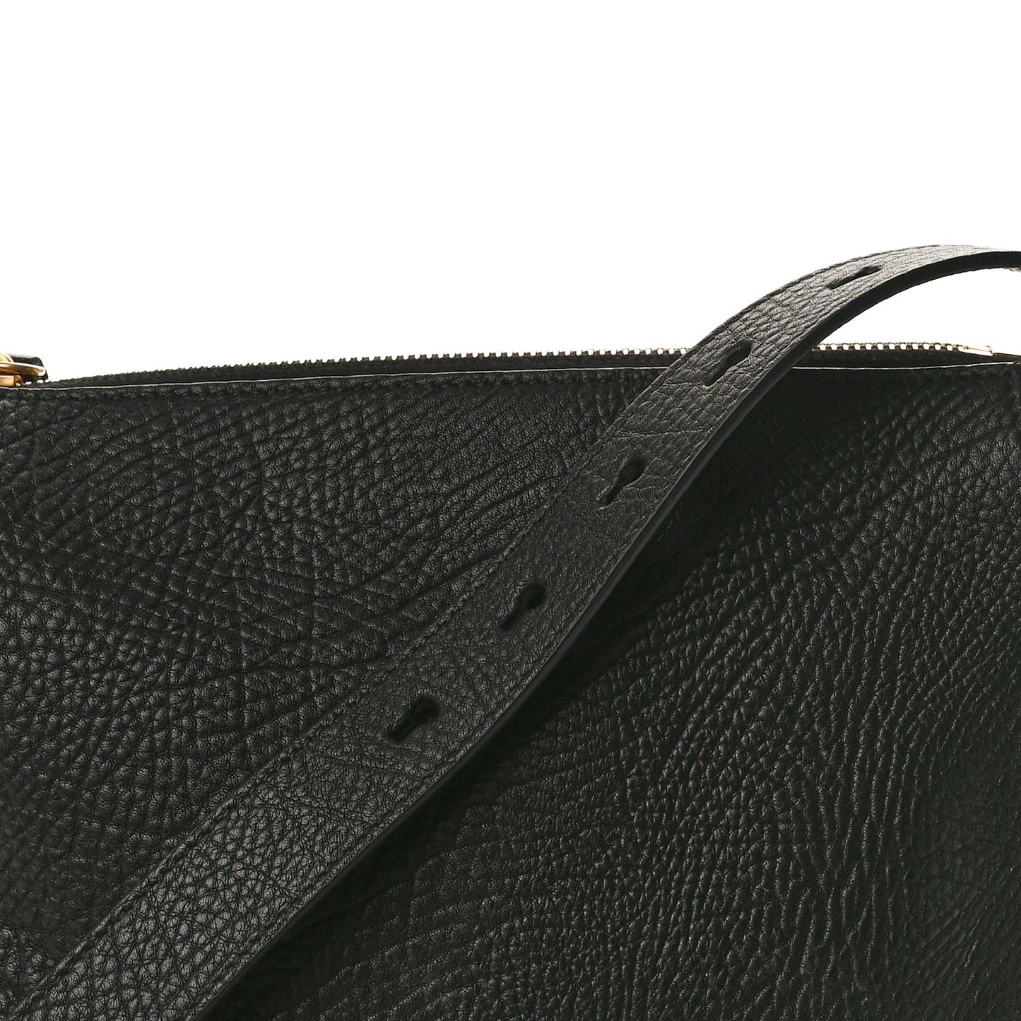 Grainy Calfskin Small Knight Bag Black