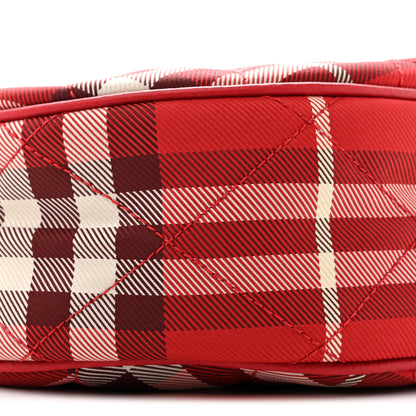 Burberry Nylon Horseshoe Crossbody Bag Crayon Red 8 of 9