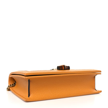 Gucci Polished Raffia Textured Dollar Calfskin Houndstooth Mini Diana Chain Bag Natural Sun Oil Mystic White 3 of 9