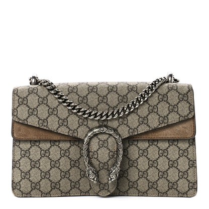 Gucci GG Supreme Monogram Small Dionysus Shoulder Bag Taupe 1 of 11
