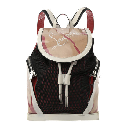 Christian Louboutin Kraft PVC Calfskin Explorafunk Backpack Kraft White 1 of 15