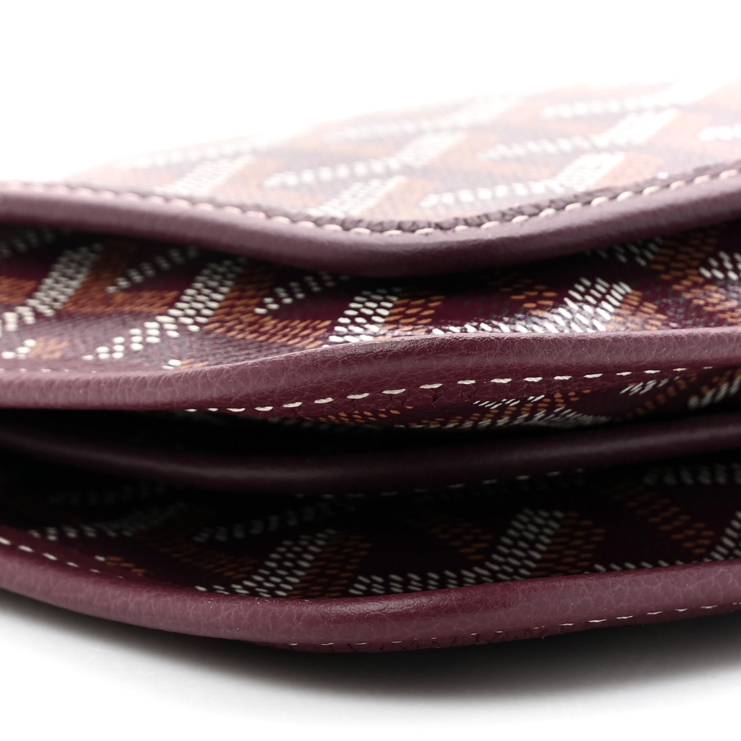 Goyardine Plumet Wallet Clutch Burgundy