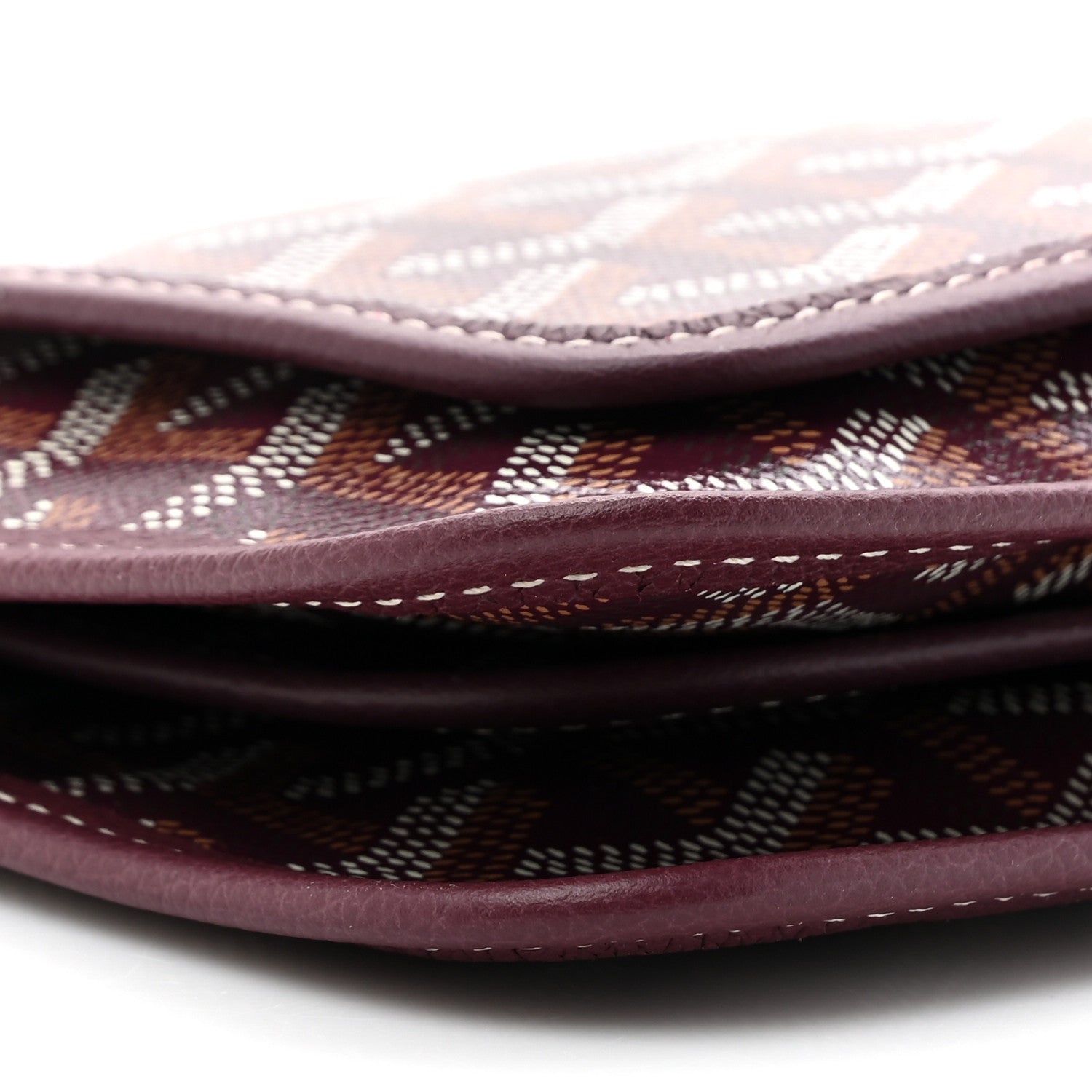 Goyard Goyardine Plumet Wallet Clutch Burgundy 11 of 11