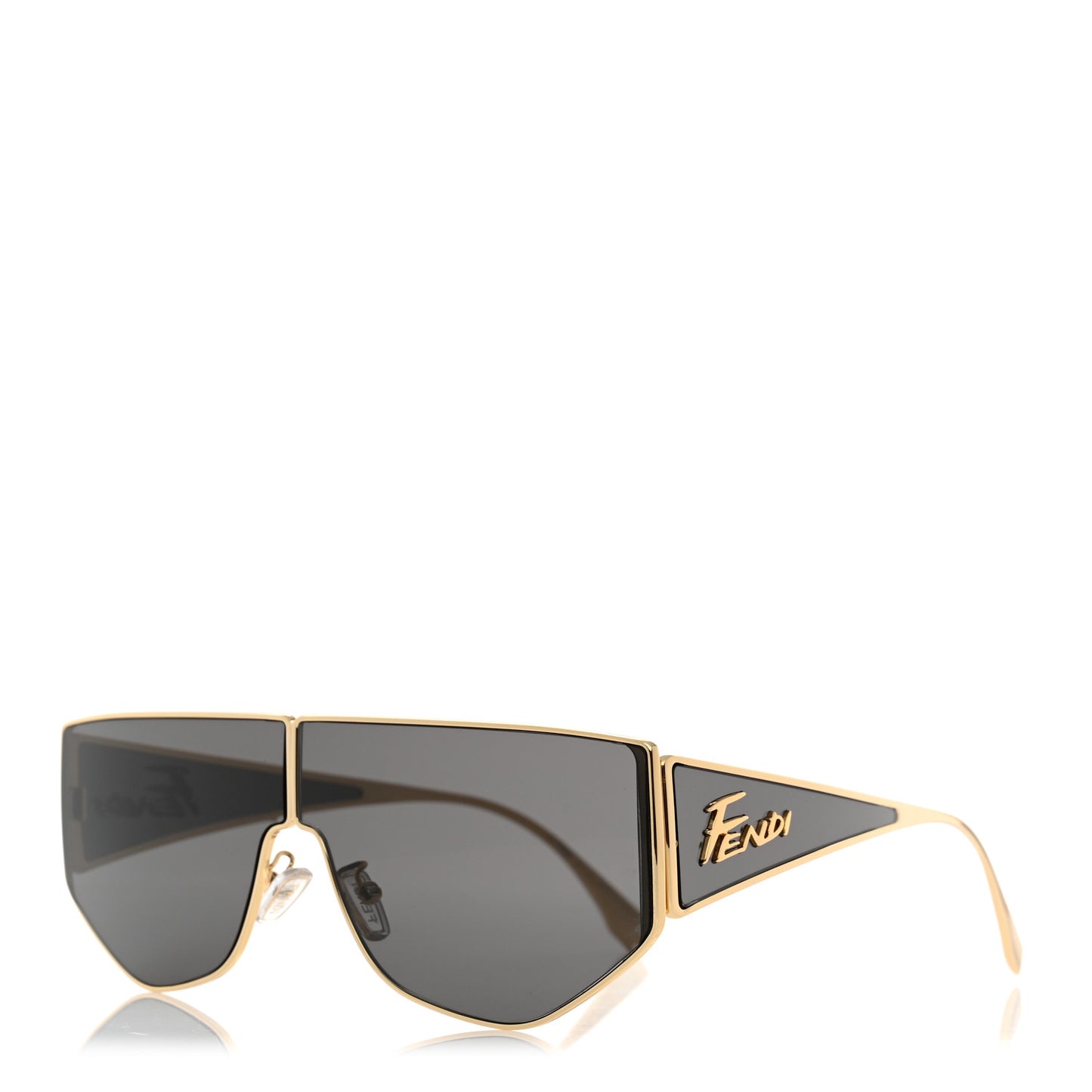 Metal Disco Geometric Sunglasses FE 40051/U Gold