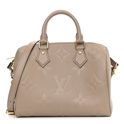 Louis Vuitton Empreinte Monogram Giant Speedy Bandouliere 25 Tourterelle 1 of 12