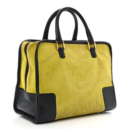 Loewe Suede Calfskin Amazona Yellow Black 2 of 15