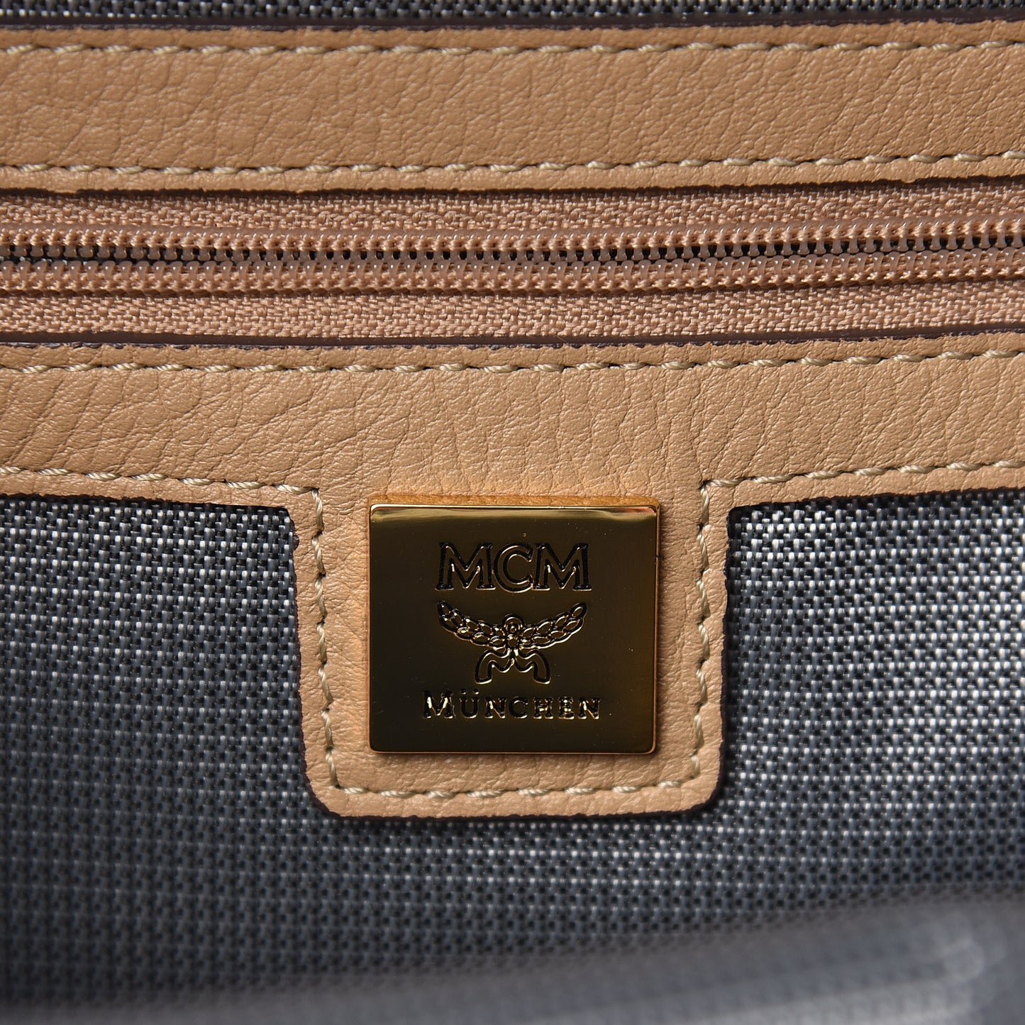 Visetos Side Stud Mini Stark Backpack Beige
