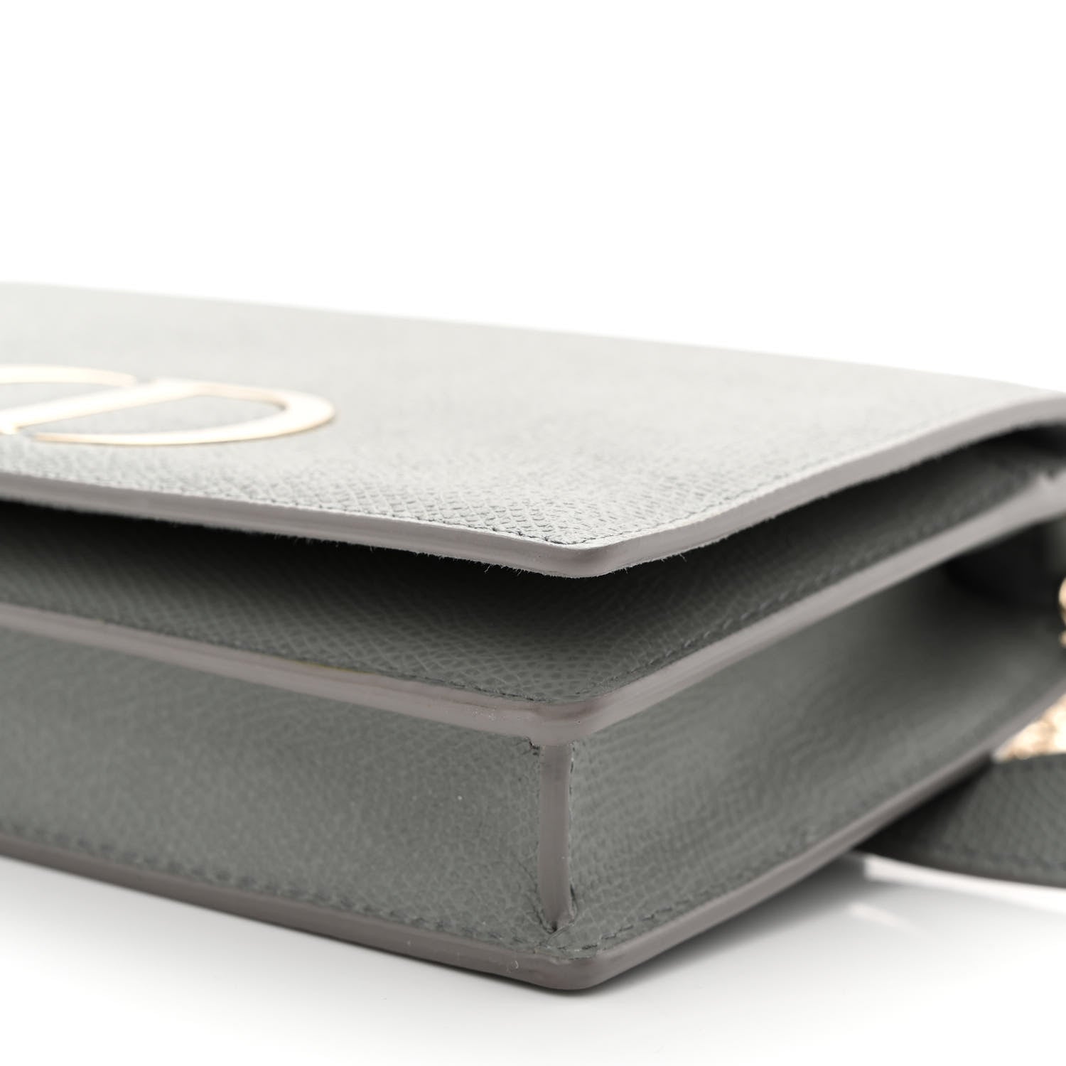 Christian Dior Grained Calfskin 30 Montaigne 2 in 1 Pouch Grey 9 of 10