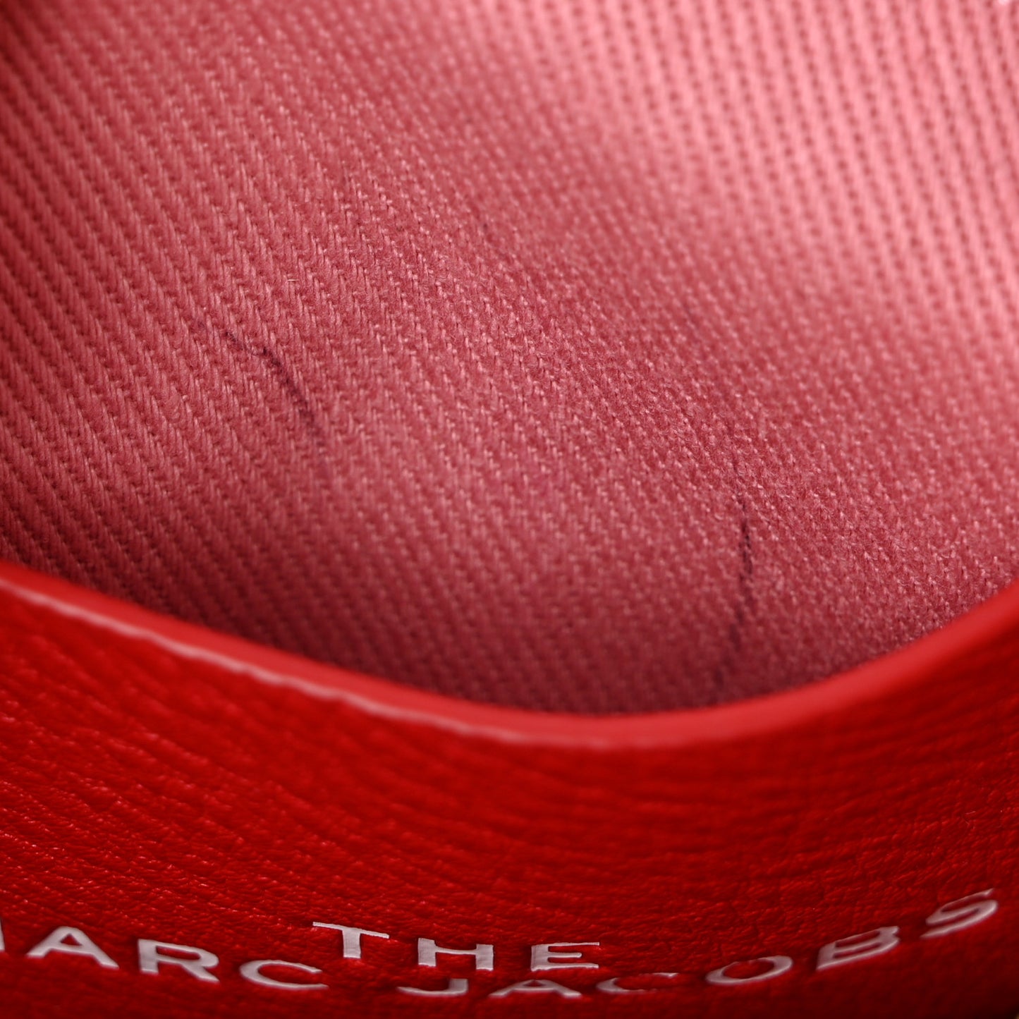 Grained Calfskin Small The Tote Bag True Red