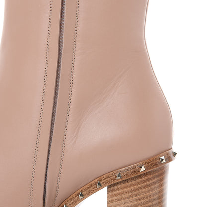 Valentino Garavani Nappa Soul Rockstud 90mm Ankle Boots 37 Skin Sorbet 9 of 11