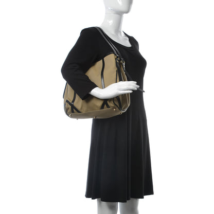 Burberry Canvas Calfskin Canterbury Tote Beige 2 of 17