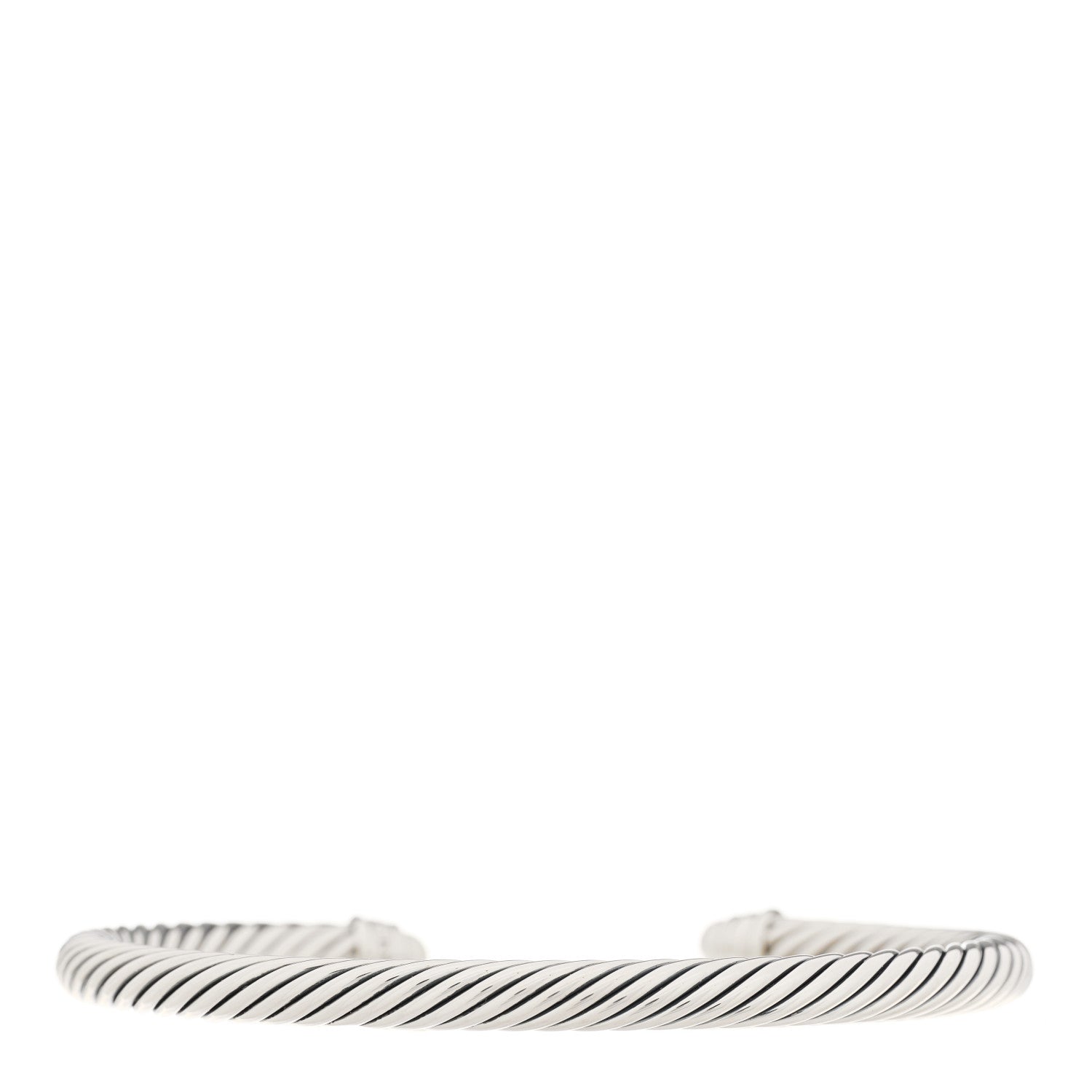 David Yurman Sterling Silver Diamond Pearl 5mm Cable Classics Bracelet 2 of 3