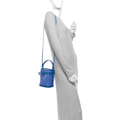 Goyard Goyardine Petit Flot Mini Bucket Bag Sky Blue 2 of 10