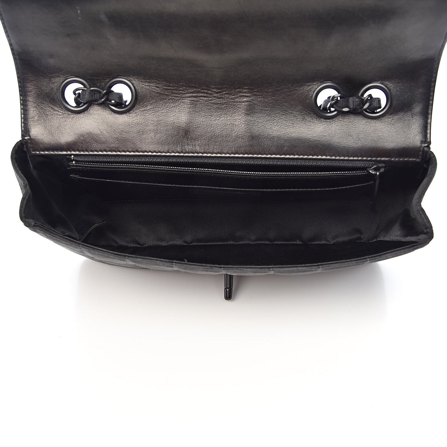 Nylon Medium Travel Flap Black