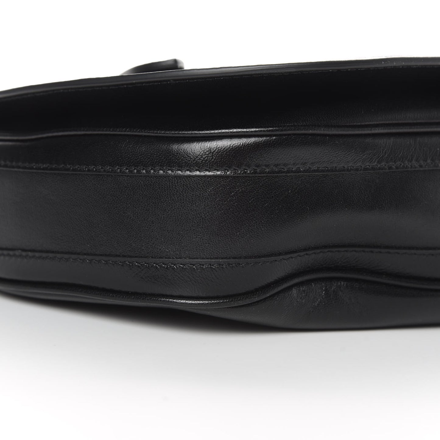 Lambskin Medium Olympia Chain Shoulder Bag Black