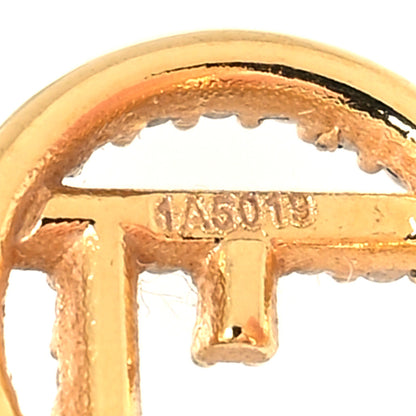 Fendi Metal Crystal F is Fendi Earrings Gold 5 of 5