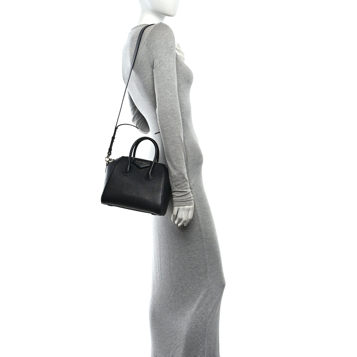 Givenchy Sugar Goatskin Mini Antigona Black 2 of 10