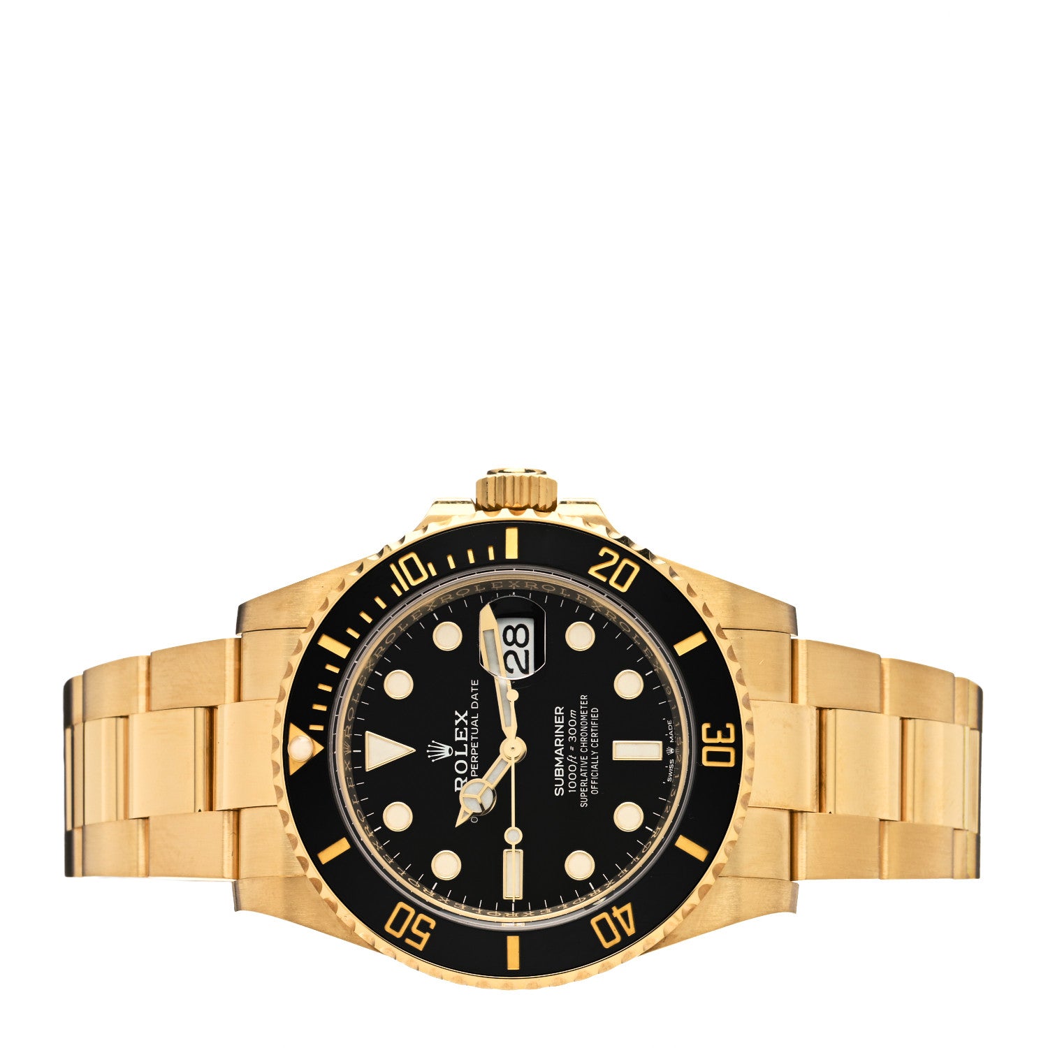 Rolex 18K Yellow Gold 41mm Submariner Date Watch Black 126618LN 2 of 5