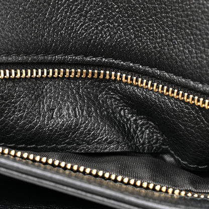 Gucci Roxy Calfskin Web Medium Blondie Shoulder Flap Bag Black 8 of 11