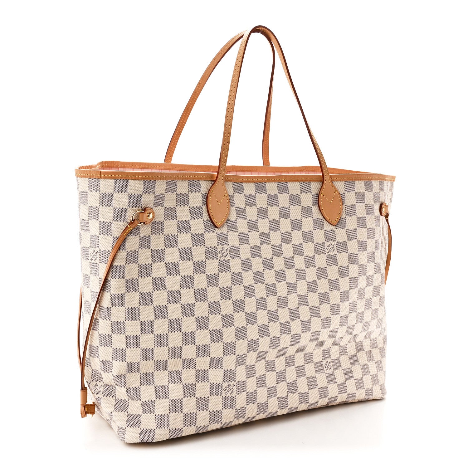 Louis Vuitton Damier Azur Neo Neverfull GM Rose Ballerine 3 of 11