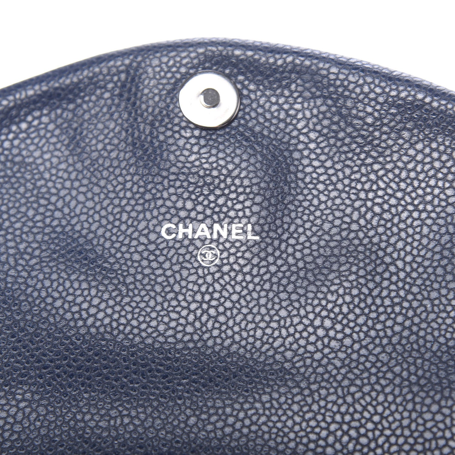 Chanel Caviar Half Moon Wallet On Chain WOC Navy 6 of 11
