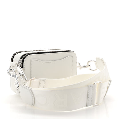 Marc Jacobs Saffiano Small Snapshot Camera Bag White 3 of 11
